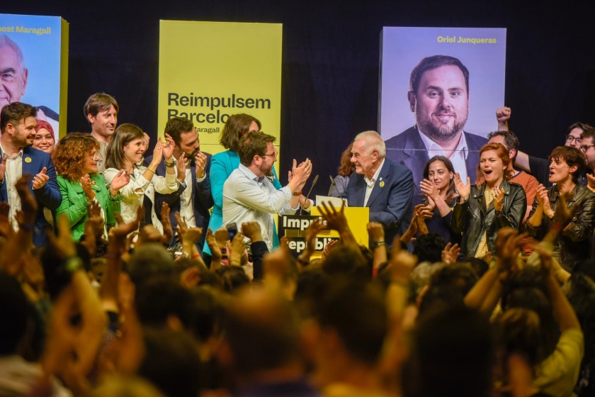   Esquerra Republicana makes history winning the municipal elections, taking Barcelona 80 years after the 1931 Republic  
