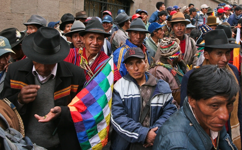  Demonstrators in La Paz  