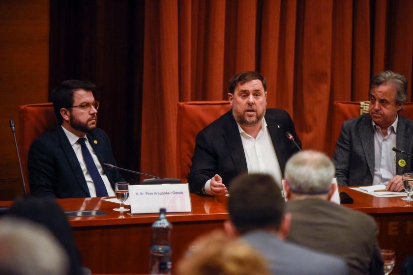   Oriol Junqueras: 'We are not afraid, we never have been; we will exercise self-determination again'  