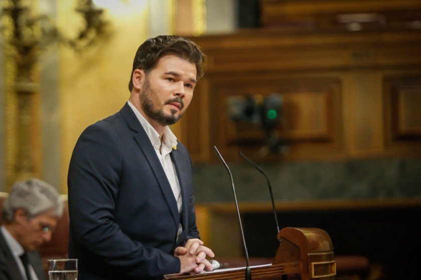   Member of Spanish Congress Gabriel Rufián demands Catalonia decides on its deconfinement  