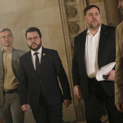 Oriol Junqueras and Pere Aragonès in a joint article: “From Reconstruction to the Catalan Republic”