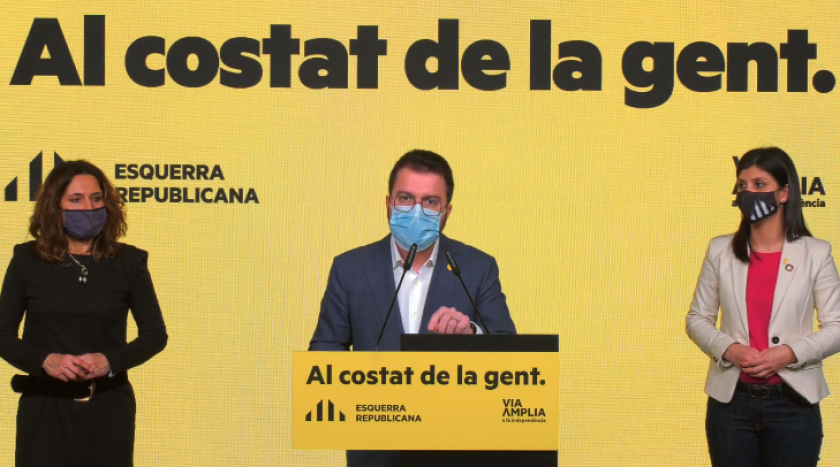  Esquerra’s National Coordinator Aragonès: “We present a programme focusing on recovery and progress towards the horizon of a Catalan Republic”  