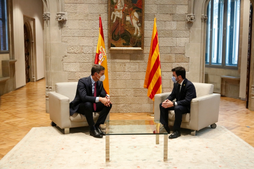   President Aragonès: “We have managed to get the Spanish State to sit at the negotiating table on the political conflict”  