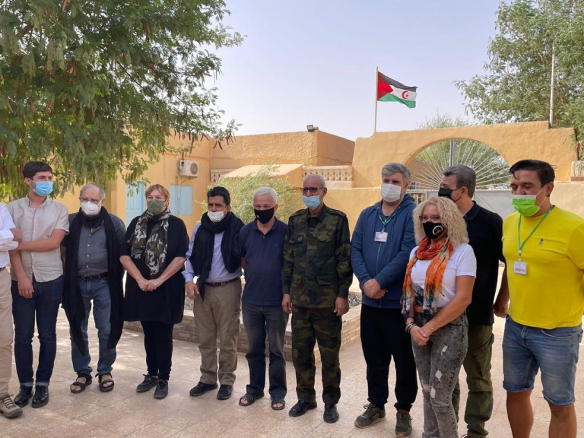   Esquerra Republicana visits Sahrawi refugee camps  