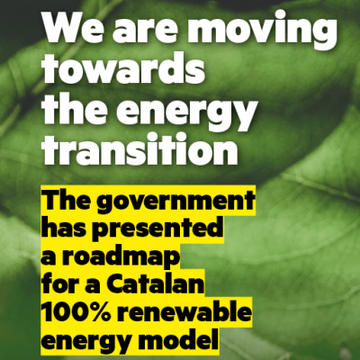 The Government presents Catalonia’s energy transition roadmap: “We are here to transform the country; we must act now”