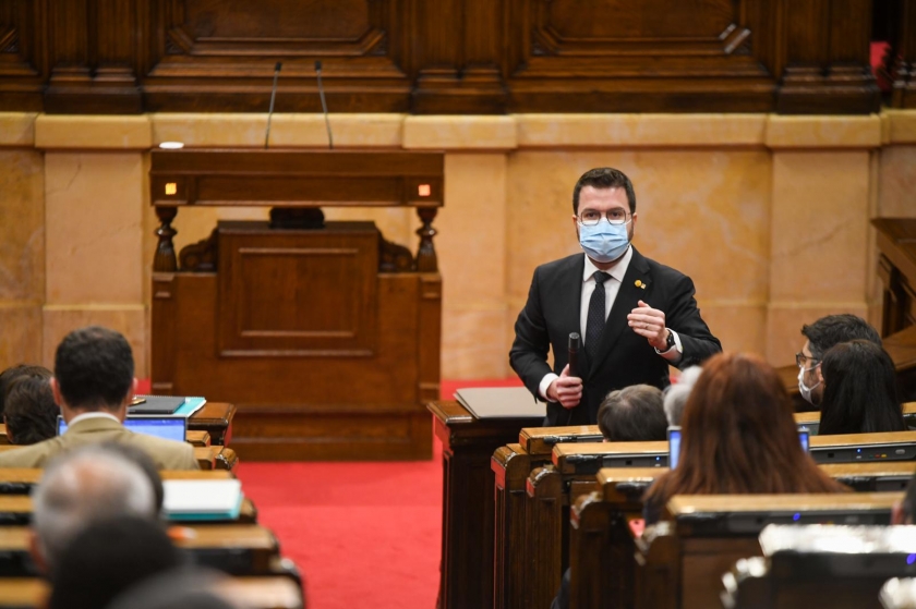   Esquerra parliamentary group chair on the war in Ukraine: “Catalonia is a welcoming country of peace. Our response is commitment to human rights.”  