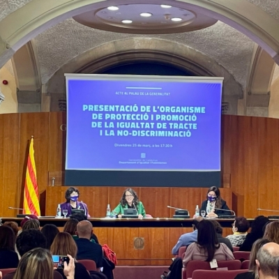 The Department for Equality and Feminisms presents the Agency for the Protection and Promotion of Equal Treatment and Non-Discrimination
