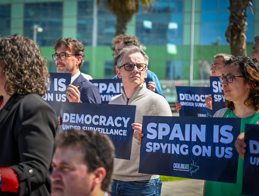   Esquerra counsel Andreu Van den Eynde’s Catalangate complaint against NSO is admitted  