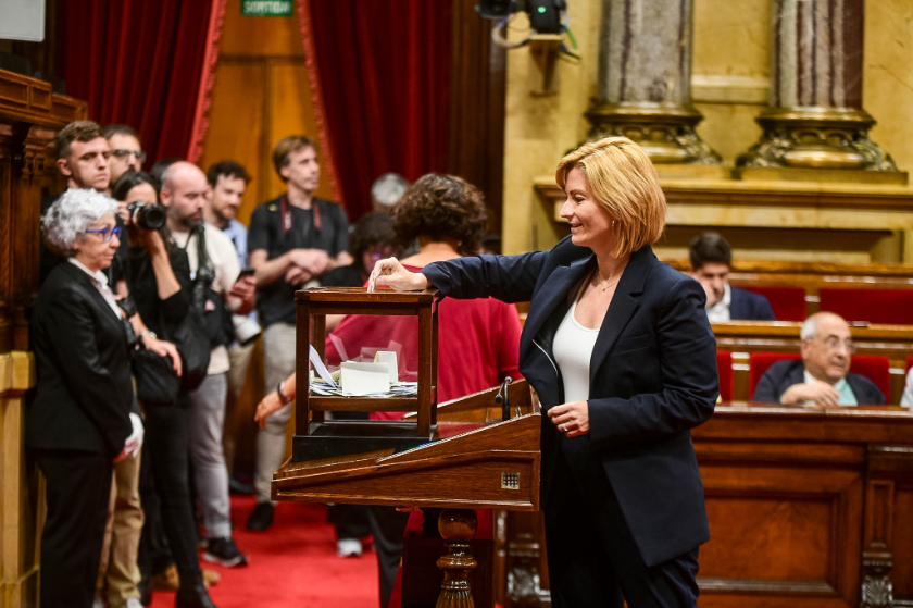   Raquel Sans, elected first Deputy Speaker of the Catalan Parliament: “We will defend the rights of all MPs”  