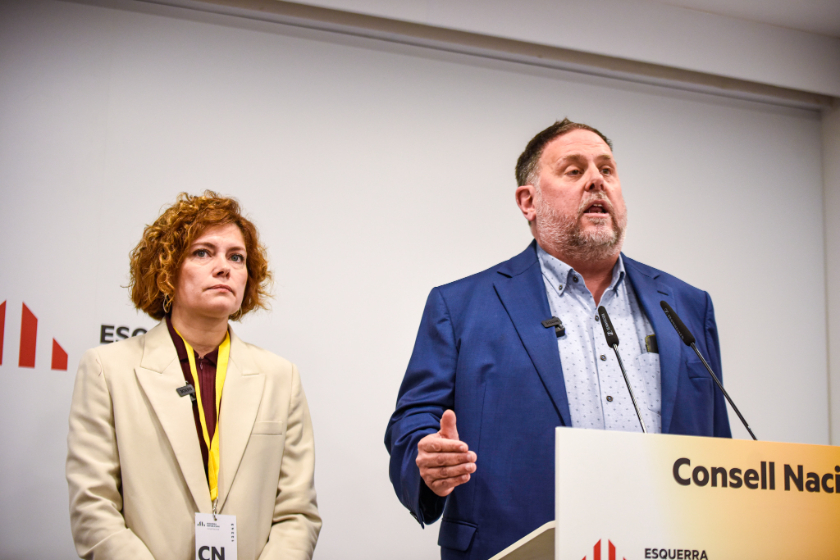   Esquerra leader Oriol Junqueras: “We are here to exact the sovereignty of our country. The coming days will hold very decisive moments”  