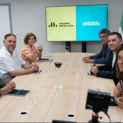 Esquerra Republicana and EH Bildu meet in Donostia to address the new political term